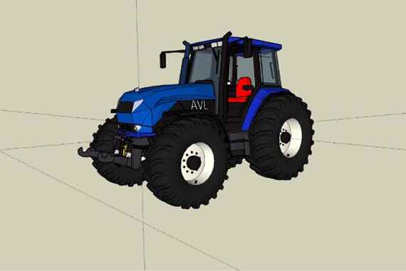 Graphic of a Tractor (vibTEST)