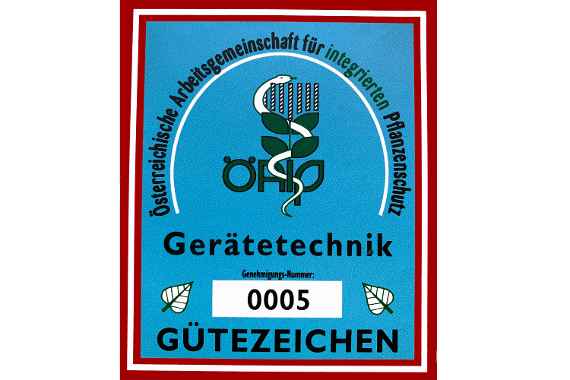 Quality mark from the Austrian Association for Integrated Plant Protection