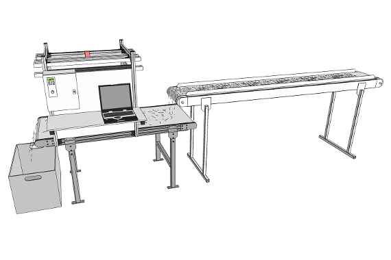 Eine Grafik über eine Schnittlängenverteilung von Halmgräser