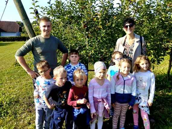 Kinder des Kindergartens