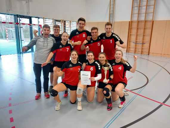 Die erfolgreiche Volleyballmannschaft des FJ