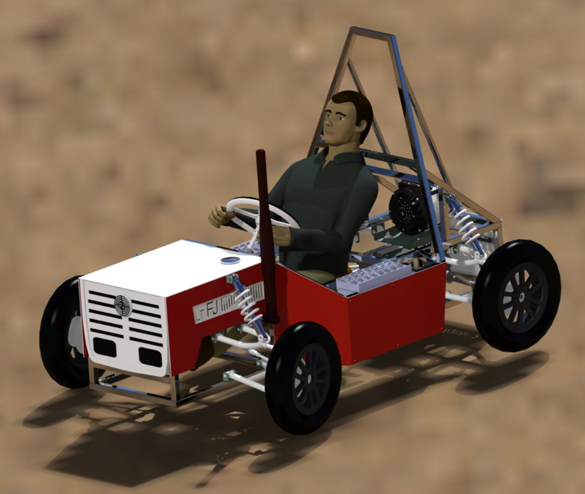 So soll das Kart einmal aussehen!